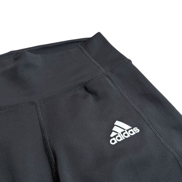 Adidas Women's Lightweight High Rise 3-Stripe Mesh 7/8 Leggings, size Small - Picture 4 of 11